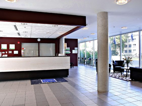 lobby with front desk